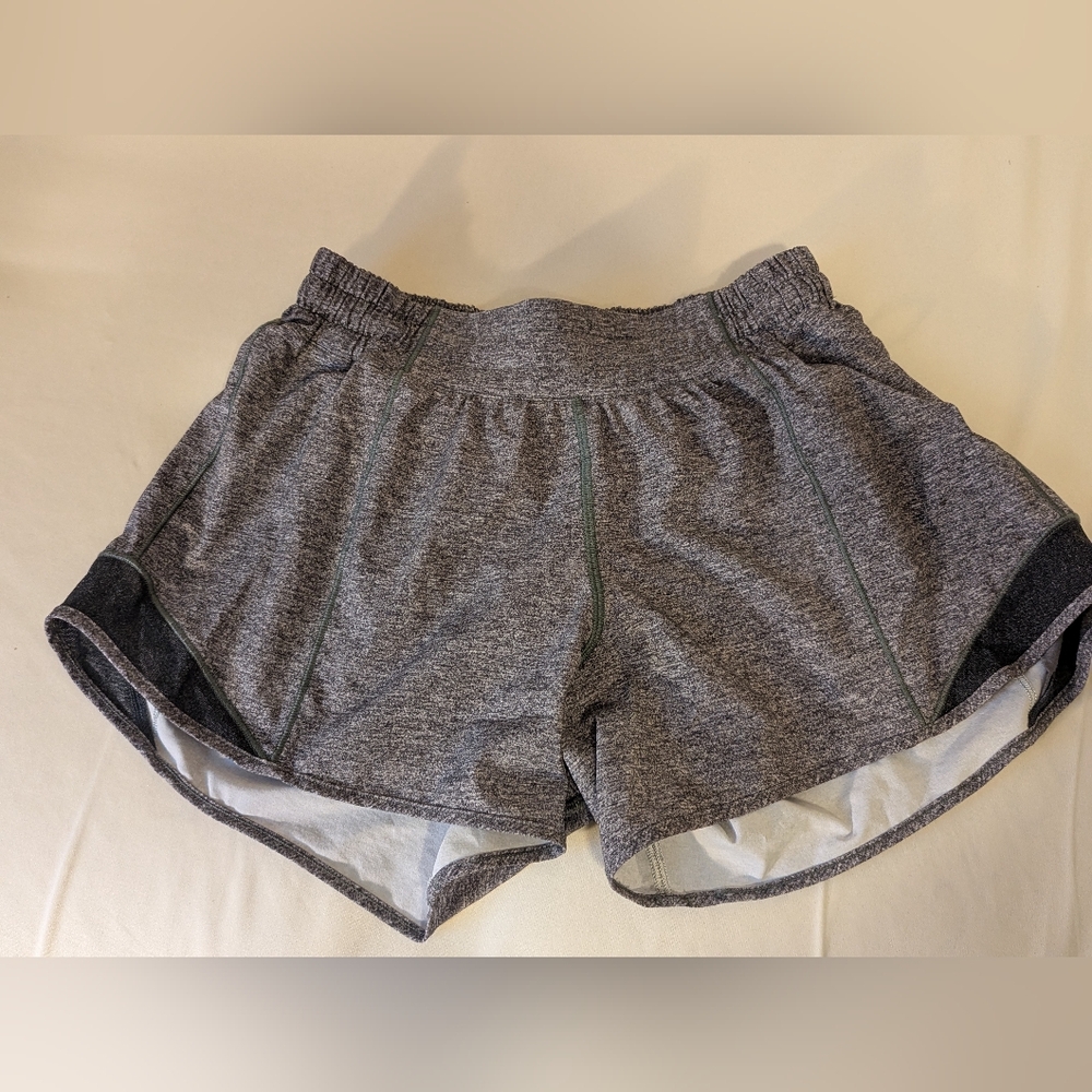 lululemon athletica Heathered Gray Women's Athletic Shorts